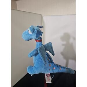 Doc Mcstuffins Stuffy TY Original Beanie Baby Dragon Disney Jr Cartoon Plush X1
